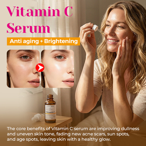 Sérum Coréen Hydratant et Éclaircissant au Niacinamide et Vitamine C pour le Visage – Soin Nettoyant et Éclatant à la Collagène - Product Image 3