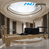 Lit de Pilates en bois d'hévéa pour entraînement du tronc avec contrôle corporel, équipement de fitness MND pour la maison et le studio, pour les acheteurs à Montréal