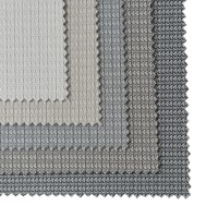 Tissu de stores enrouleurs pare-soleil en polyester-PVC avec facteur d'ouverture de 4 % pour hôtel et bureau