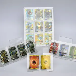 Manufacturer 35pt One Touch Poke mon Cards Booster Pack Acrylic Plastic Display Case Collectible Card