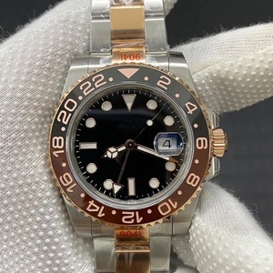 Reloj de Alta Calidad con Cristal de Zafiro Luminoso de 41 mm, Acero Inoxidable, Fábrica VS V3 3285, Movimiento Mecánico ETA, Reloj de Buceo GMT - Product Image 3
