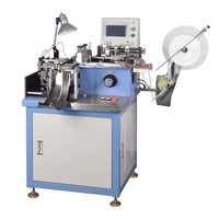 Máquina de Corte y Plegado de Etiquetas Tejidas YT-6800 en Oferta, Control por PLC y Motor, Máquina de Corte Textil Automática, Modelo PL-068, 220V