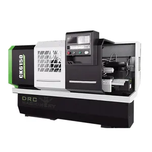 CK6165 * 1500Mm Nhà Sản Xuất Giường Đúc 380V Phẳng Giường CNC Lathe Kim Loại Lớn Bảng Lathe