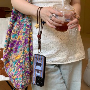 สายคล้องคอโทรศัพท์ลูกปัดเคลือบดาวทำด้วยมือมูลค่าสูง - Product Image 4