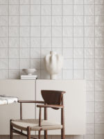 Carreaux carrés artisanaux imitation brique, couleur unie, finition brillante, aspect céramique, style moderne rétro, émail ambré, 132x132mm, pour salle de bain et villa