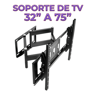 Support mural pour téléviseur de 32 à 75 pouces avec bras double extensible - Product Image 5