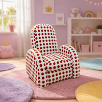 Fauteuil de relaxation moderne et unique à pois avec dossier haut et accoudoirs, marque OKI, pour chambre, hôtel, salon, vente en gros personnalisée