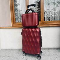 2025 hommes/femmes voyage bagages ensemble ABS Hardside 14 pouces 20 pouces valise sac Spinner roues léger Prime roulant dessin animé