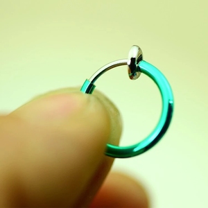 <span class=keywords><strong>Piercing</strong></span> al Naso a Molla Largo 15 mm, Septum Finto per Orecchie Forate e Non Forate - Product Image 6