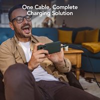 4-in-1 5A Schnellladekabel Typ-C USB-Datenkabel mit Auto-Projektionsbildschirm aus Silikon für // Computer