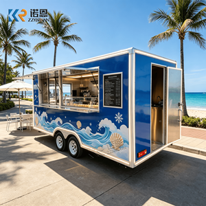 Carrito de Té de Burbujas, Carrito de Bebidas, Carrito de Jugos Móvil, Remolque de Café, Camión de Comida, Remolque de Comida para Negocios de Catering Comercial, Armarios para Remolques de Comida - Product Image 2