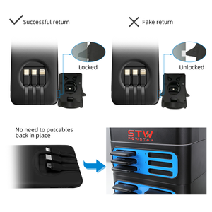 Negocio de Alquiler de Power Banks, Estación de Carga de Teléfonos Móviles de 12 Ranuras, Kiosco de Powerbanks Compartidos para Bares, Restaurantes y Centros Comerciales - Product Image 4