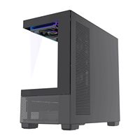 Boîtier d'ordinateur de jeu Lovingcool 2027, nouveau design, tour complète, verre trempé, boîtier PC gamer, châssis PC ATX avec affichage de la température