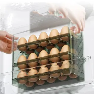 Трехслойный органайзер для яиц