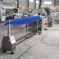Ligne de production automatique complète de saucisses pour l'usine de produits carnés fumés turcs Sucuk Kangal