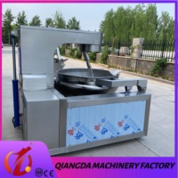 Mélangeur planétaire automatique 700L, machine multifonctionnelle électrique pour la cuisson des aliments et des sauces, marmite à double enveloppe, équipement de traitement pour vignobles