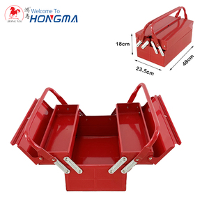 Có thể gập lại công cụ trường hợp hai lớp hộp công cụ ngăn kéo Tổ Chức Công cụ tổ chức hộp lưu trữ di động gấp hộp công cụ 2 lớp hộp công cụ - Product Image 2