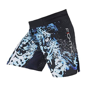 กางเกงขาสั้นฝึกซ้อม MMA แบบยูนิเซ็กซ์ พิมพ์ลายโลโก้ด้านหน้า/ด้านหลัง ผ้าโพลีเอสเตอร์ 100% ยืดหยุ่น ระบายอากาศ แห้งเร็ว - Product Image 1