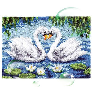 Tapis <span class=keywords><strong>de</strong></span> sol bricolage <span class=keywords><strong>point</strong></span> <span class=keywords><strong>de</strong></span> <span class=keywords><strong>croix</strong></span> broderie meubles laine peluche <span class=keywords><strong>coussin</strong></span> <span class=keywords><strong>de</strong></span> siège matériel design animal élégant - Product Image 5