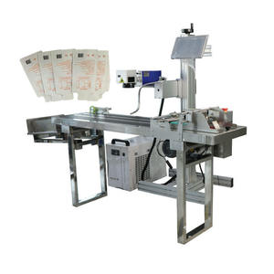 Codeur laser UV pour emballages souples, imprimante laser à alimentation automatique, date d'expiration, numéro de lot sur sachet souple - Product Image 6