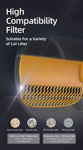 Inodoro inteligente para gatos mejor valorado, limpieza automática, caja de arena silenciosa para gatos, caja de arena Catit cerrada, buena arena para gatos - Product Image 6