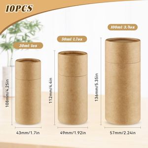 Custom Colorful Eco Friendly <b>Biodegradable</b> Kraft <b>Paper</b> Cylinder Boxes Matt Lamination Embossing Magnetic Closure for Cosmetic - Product Image 2