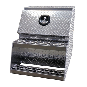Boîte de remorque en métal robuste ensemble de boîte à outils fourre-tout de stockage de camion de remorque en aluminium - Product Image 4