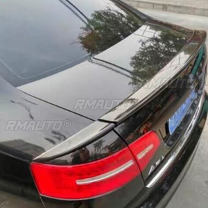 สปอยเลอร์หลังคาท้ายรถยนต์ สำหรับ Audi A6 C6 ปี 2005 2006 2007 2008 2009 2010 2011 ทำจากวัสดุ PU สีรองพื้น พร้อมอุปกรณ์ตกแต่งรถยนต์ - Product Image 3