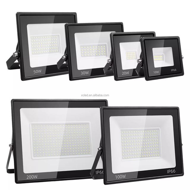 High Quality 220V 10W 20W 30W Flood Light Explosion Proof Modular Slim DOB IP66 Super Bright Stadium Use Outdoor Spotlight COB