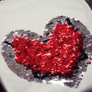 T-Shirt <span class=keywords><strong>con</strong></span> <span class=keywords><strong>paillettes</strong></span> da <span class=keywords><strong>donna</strong></span> all'ingrosso stile Casual <span class=keywords><strong>con</strong></span> ricamo personalizzato <span class=keywords><strong>con</strong></span> logo a manica corta di alta qualità T-Shirt in cotone - Product Image 6