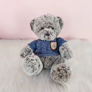 Cute <b>Small</b> Bear Plush Toy, Strawberry Bear, Sweater Bear, <b>Teddy</b> Bear, Claw Machine Doll, Holiday Gift - Product Image 5