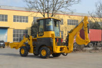 2.8 TON Backhoe Mini pemuat W15-20 Loader dan penggali LAIGONG produsen 4x4 Cina kecil Mini pushadora