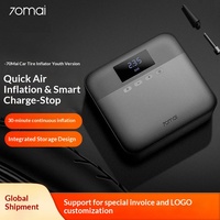 Pompe à air pour voiture 70mai Youth Edition TP03 12V avec charge USB, gonfleur de pneus de voiture