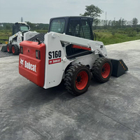 Kompakter 56PS Kompaktlader mit Hoher Manövrierfähigkeit Bobcat S160 Gebrauchter Mini-Lader