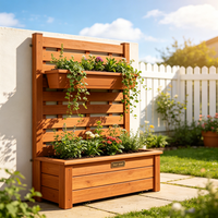 Bac de Jardin Surélevé en Gros Résistant aux Intempéries pour Patio, Balcon, Cour et Culture de Légumes