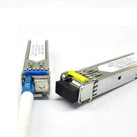 SFP BIDI de 1.25G, 40 km, LX TxRX 1310nm/1550nm, Puerto LC Bidireccional de Fibra Única, 1000M/base para Mikrotik TP-link