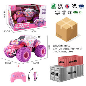 Coche de Control Remoto <span class=keywords><strong>Todoterreno</strong></span> de Juguete para Niños, Escala 1:18, 2.4g, con Ruedas Grandes Antideslizantes y Resistentes al Desgaste - Product Image 5