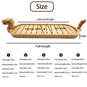 Harmony Food Safe Équipement <span class=keywords><strong>de</strong></span> restaurant en gros Sashimi japonais Sushi <span class=keywords><strong>Plateau</strong></span> <span class=keywords><strong>de</strong></span> service Bateau à sushi en bois Outils <span class=keywords><strong>de</strong></span> sushi durables - Product Image 5