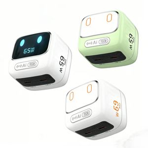 Chargeur USB-C 65W à succès – Adaptateur mural intelligent tout-en-un avec veilleuse à commande vocale IA – Chargeur de voyage mural GAN - Product Image 1