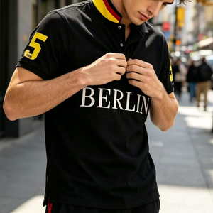 T-shirt <span class=keywords><strong>da</strong></span> <span class=keywords><strong>Lavoro</strong></span> Ralf per Uomo, Abbigliamento Aziendale Colorato, Traspirante e ad Asciugatura Rapida - Product Image 5