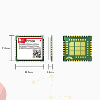Módulo E7080E SIMCOM NB-IOT SMT LCC, Redes Inalámbricas, Tamaño Pequeño, Proyecto IoT en Europa, Función GNSS, Módems Celulares
