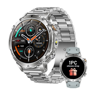 <span class=keywords><strong>Smartwatch</strong></span> Robusto AK106 Direttamente dalla Fabbrica, Batteria a Lunga Durata 1400mAh, Torcia LED, Bussola, IPX8, Chiamate BT, Fitness AI 2026 - Product Image 1