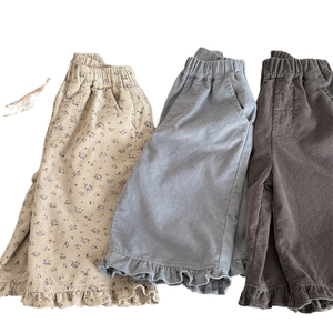 Abbigliamento per Bambini 2025 Novità Primavera <span class=keywords><strong>Pantaloni</strong></span> a Nove Punti in Velluto a Coste <span class=keywords><strong>Pantaloni</strong></span> Casual per <span class=keywords><strong>Bambina</strong></span> <span class=keywords><strong>Pantaloni</strong></span> Primaverili per Bambini - Product Image 1