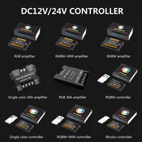 Câble d'alimentation haute qualité pour bandes LED 2.5A AC 220V/110V avec contrôleur RGB à bouton >500W de puissance garantie 2 ans