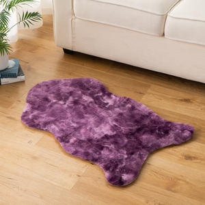 Shaggy Faux Fur Print Throw Are Rug Contemporáneo Fuzzy junto al piso Mat <span class=keywords><strong>Alfombra</strong></span> para <span class=keywords><strong>chimenea</strong></span> Sofá Sala de estar Niñas - Product Image 6