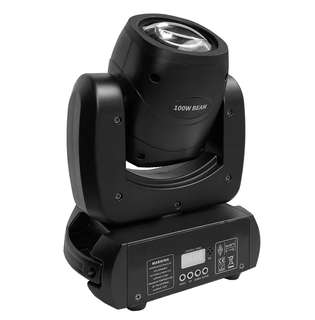 Dj Beam Mini Led 100w Moving Beam Spot Stage Light