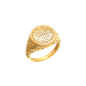 Anillo de filigrana de Plata de Ley 925 Anillo fino chapado en oro de 18 quilates - Product Image 1