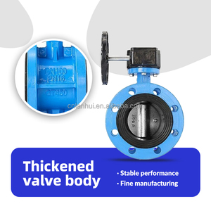 Vanne <span class=keywords><strong>papillon</strong></span> électrique à bride D941X DN50-DN300 PN10 PN16 en fonte ductile motorisée pour système d'eau - Product Image 4
