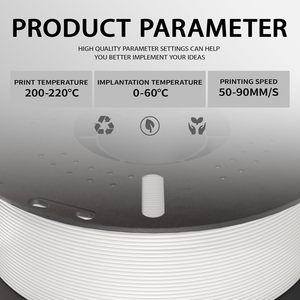 Filament PLA de haute qualité à diamètre uniforme, sortie stable, filament pour imprimante 3D FDM, OEM/ODM - Product Image 3