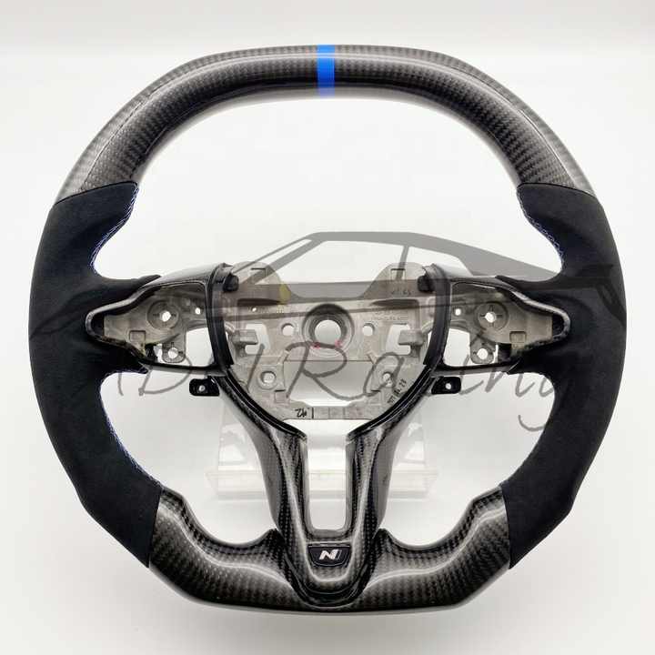 Fully Custom Carbon Fiber Steering Wheel For Hyundai Veloster N 2019